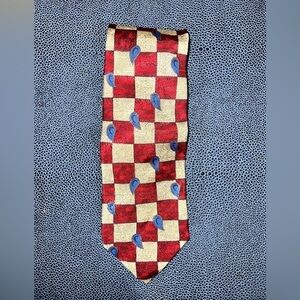 Robert Talbott Studio Nordstorm Red Geometric Tie